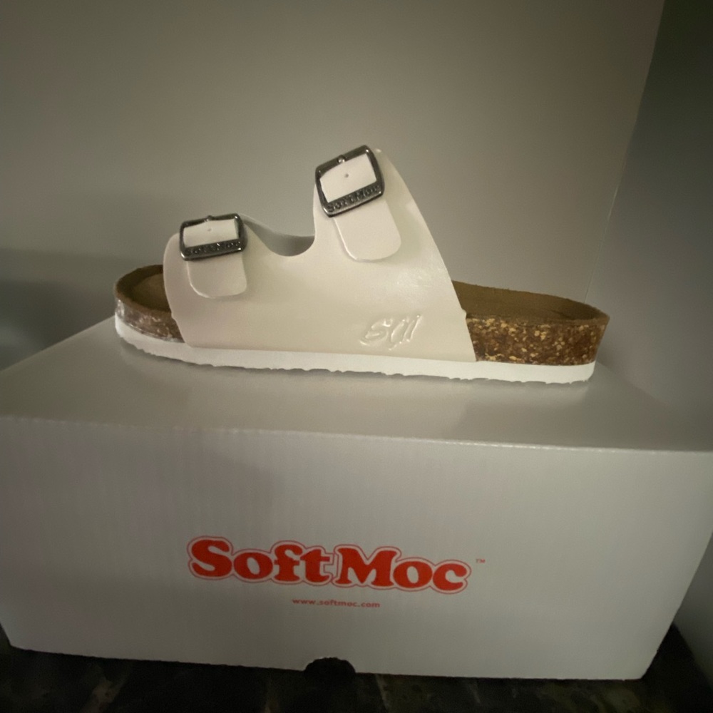 Soft Moc sandals. NWT